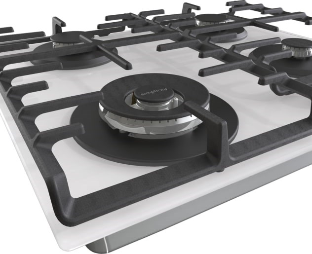 Plită pe gaz Gorenje GTW642SYW, 60 cm, 4 zone, sticlă, Alb pukika.ro [7]