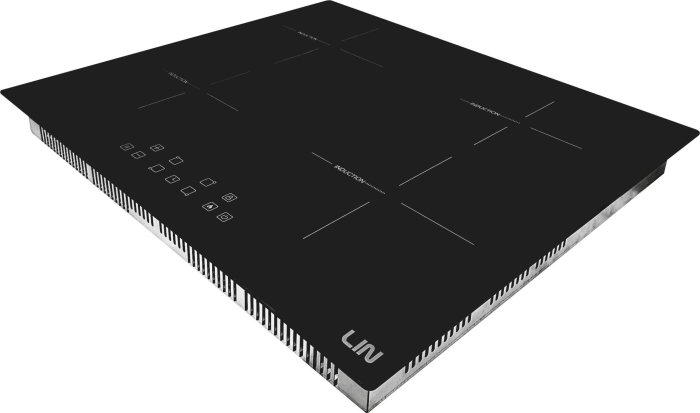 Plită pe gaz LIN LI-B47400, 7400 W, 4 arzătoare, sticla ceramica, Negru pukika.ro [5]
