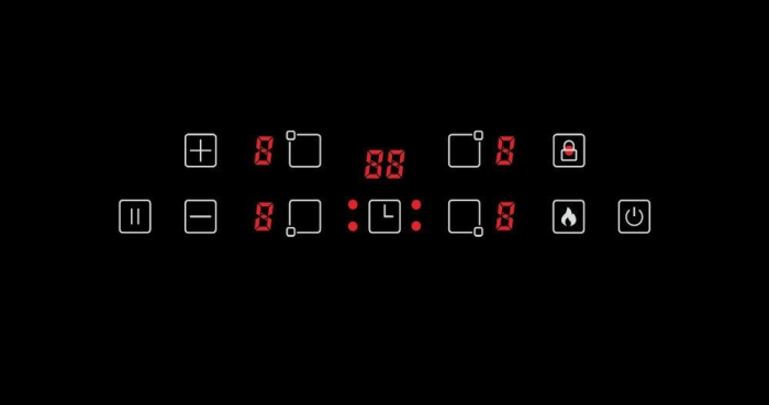 Plită pe gaz LIN LI-B47400, 7400 W, 4 arzătoare, sticla ceramica, Negru pukika.ro [9]