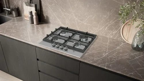 Plită pe Gaz Siemens EC6A5HI90, 58 cm, 4 Arzătoare, FlameSelect, Wok, Grătare Fontă, Inox pukika.ro [4]