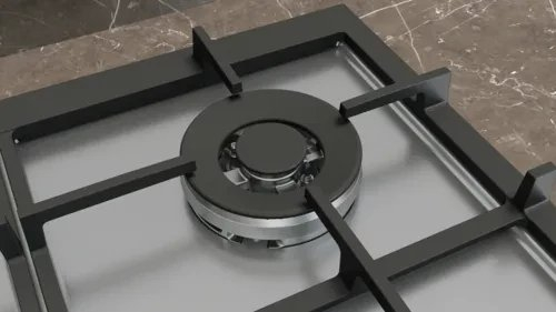 Plită pe Gaz Siemens EC6A5HI90, 58 cm, 4 Arzătoare, FlameSelect, Wok, Grătare Fontă, Inox pukika.ro [5]