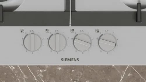 Plită pe Gaz Siemens EC6A5HI90, 58 cm, 4 Arzătoare, FlameSelect, Wok, Grătare Fontă, Inox pukika.ro [2]