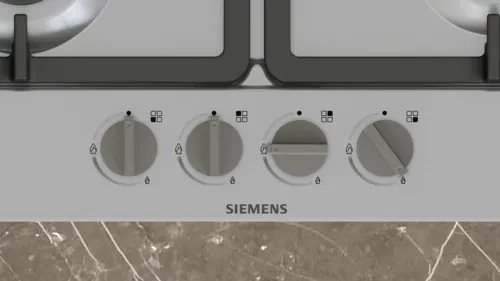 Plită pe Gaz Siemens EG6B5PK90, 58 cm, 4 Arzătoare, FlameSelect, Grătare Fontă, Siguranță Gaz, Inox pukika.ro [2]