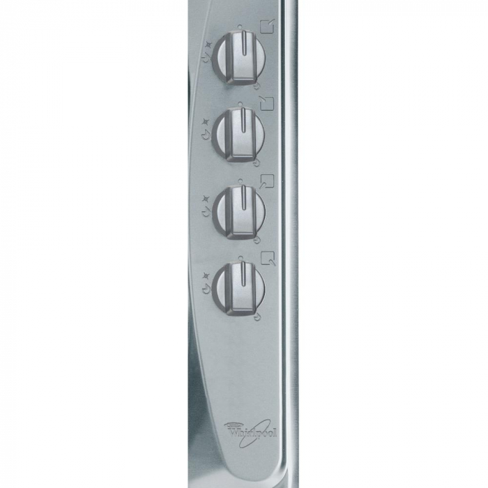Plită pe Gaz Whirlpool AKM 268 IX, 58 cm, 4 Arzătoare, Aprindere Electrică, Inox pukika.ro [4]