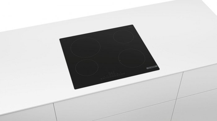 Plită Vitroceramică Bosch Serie 6 PKE611FP2E, 592 mm, 4 Zone, TouchControl, PowerBoost, Timer, Sticlă Vitroceramică, Negru pukika.ro [4]