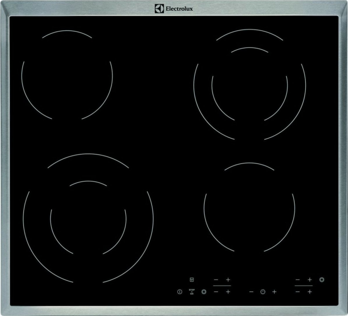 Plită Vitroceramică Electrolux EHF6342XOK, 576 mm, 4 Zone de Gătit, Touch Control, Timer Integrat, Sticlă Neagră pukika.ro [1]