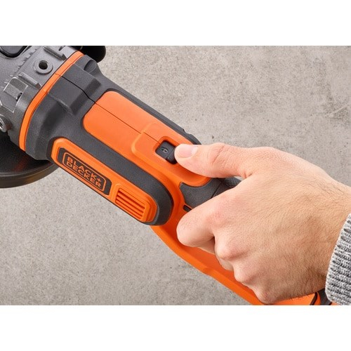 Polizor Unghiular Black & Decker, 18 V, disc 125 mm, 8600 RPM, fara acumulator si incarcator, Negru pukika.ro [9]