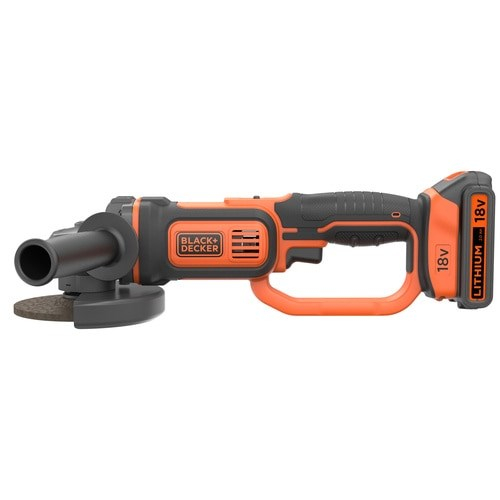 Polizor Unghiular Black & Decker, 18 V, disc 125 mm, 8600 RPM, fara acumulator si incarcator, Negru pukika.ro [2]