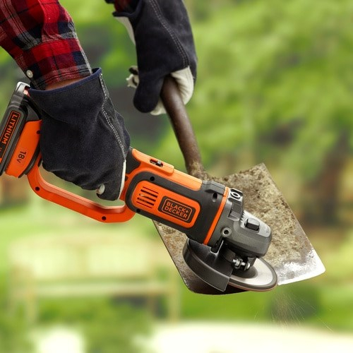 Polizor Unghiular Black & Decker, 18 V, disc 125 mm, 8600 RPM, fara acumulator si incarcator, Negru pukika.ro [5]
