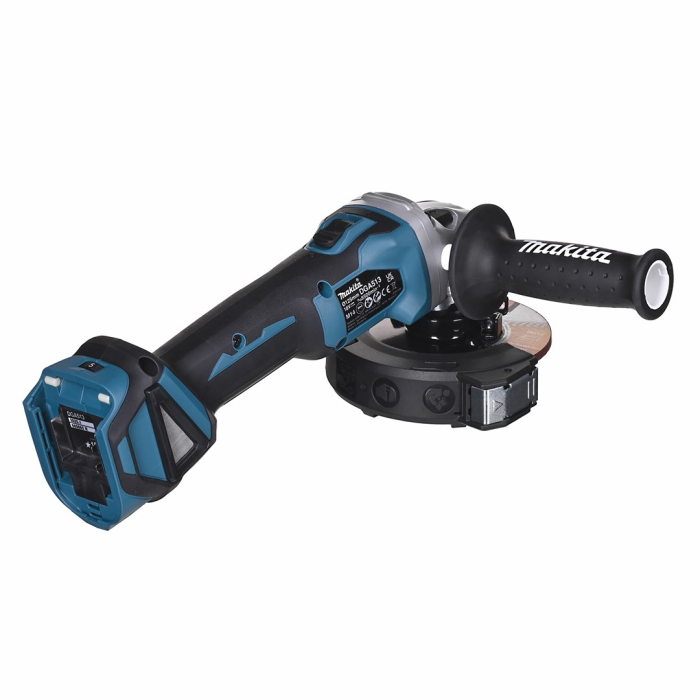 Polizor Unghiular Makita, 18 V, disc 125 mm, 8500 RPM, fara acumulator si incarcator, Albastru pukika.ro [3]