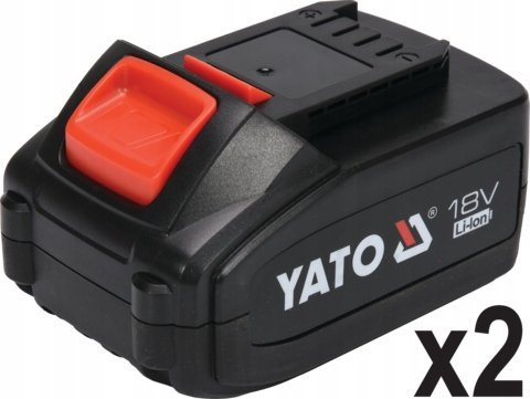 Polizor Unghiular Yato, 18 V, disc 125 mm, 8500 RPM, 2 acumulatori, incarcator, Negru pukika.ro [6]