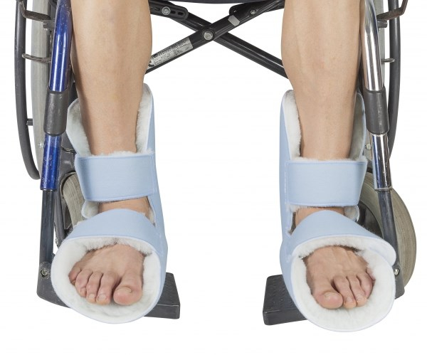Protectie antiescare pentru talpi, 2 bucati, one size, Alb/Albastru pukika.ro [2]