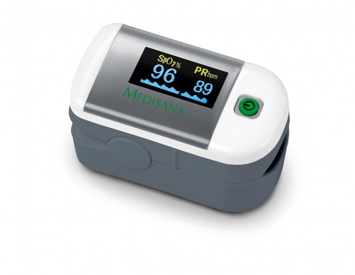 Pulsoximetru pentru deget Medisana PM 100, cu display, interval de puls 30 - 250 BPM, timp de raspuns 8 s, Alb pukika.ro [2]