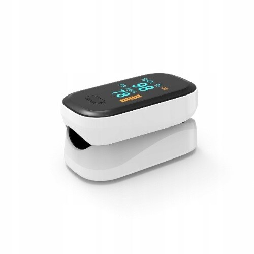 Pulsoximetru pentru deget Oromed, interval de puls 30 - 240 BPM, cu display, Alb pukika.ro [2]