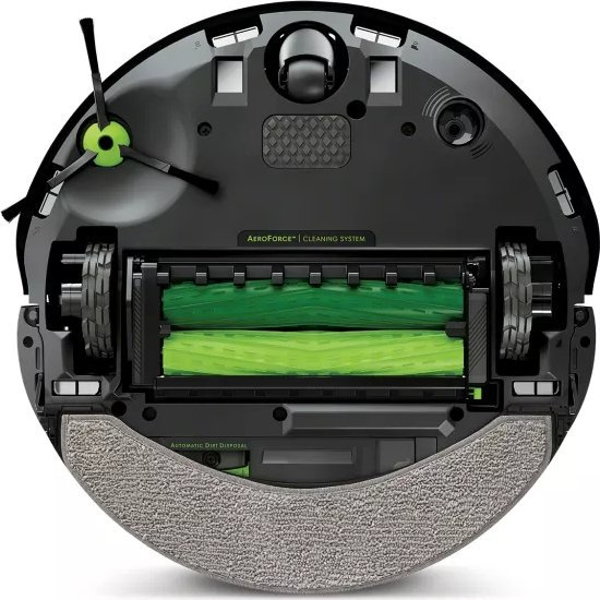 Robot Aspirator + Mop 2‑în‑1 iRobot Roomba Combo J7 C7158, 4‑Etape Aspirare, Mop Retractabil, Navigație PrecisionVision, Wi‑Fi, Negru pukika.ro [5]
