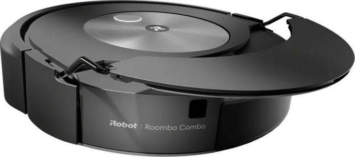 Robot Aspirator + Mop 2‑în‑1 iRobot Roomba Combo J7 C7158, 4‑Etape Aspirare, Mop Retractabil, Navigație PrecisionVision, Wi‑Fi, Negru pukika.ro [3]