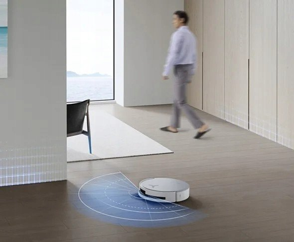 Robot Aspirator & Mop cu Omni‑Station All‑in‑One Ecovacs Deebot X8 Pro Omni, 18 000 Pa, Ozmo Roller, TruEdge 2.0, Wi‑Fi, Alb pukika.ro [2]