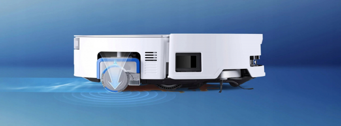 Robot Aspirator & Mop cu Omni‑Station All‑in‑One Ecovacs Deebot X8 Pro Omni, 18 000 Pa, Ozmo Roller, TruEdge 2.0, Wi‑Fi, Alb pukika.ro [10]