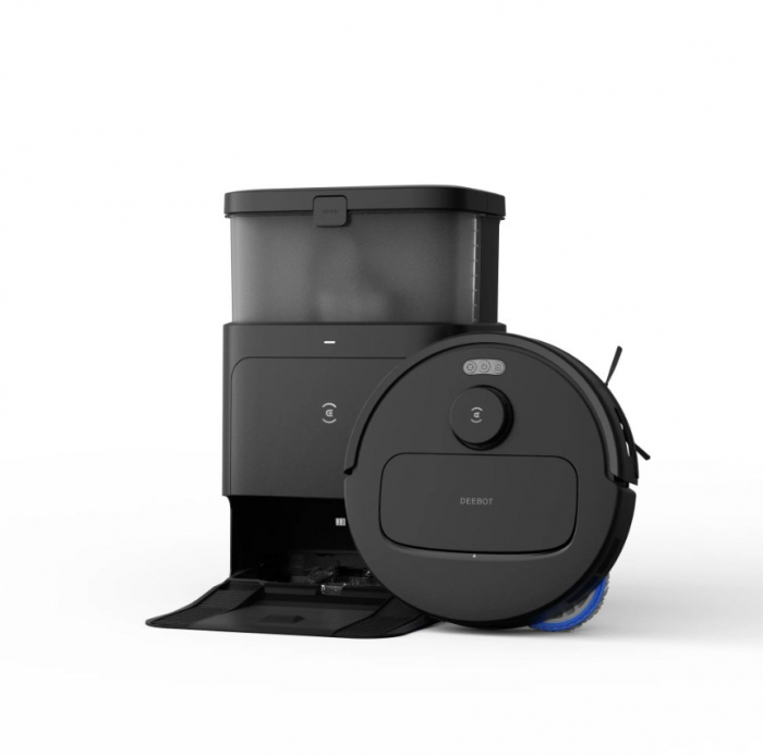 Robot Aspirator & Mop cu Stație OMNI All-in-One Ecovacs Deebot N30 Pro Omni, 10 000 Pa, ZeroTangle 2.0, Mopping cu Apă Caldă 60 °C, Navigație LiDAR, Wi‑Fi, Negru pukika.ro [2]