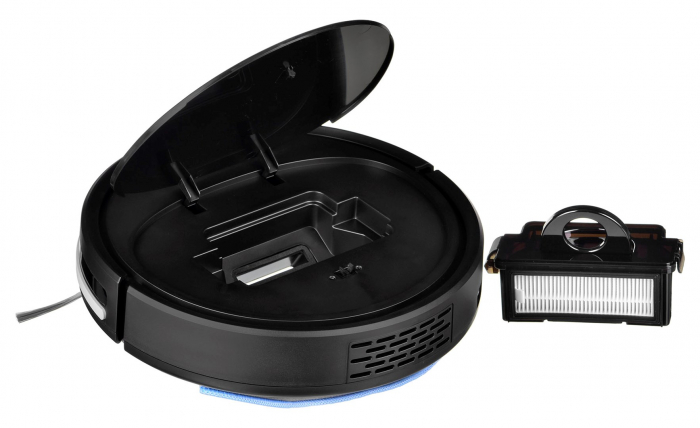 Robot Aspirator & Mop Teesa Smart Vac 2 TSA5050, 1000 Pa, Auto‑Return, HEPA filtrare, Autonomie 90 min, Negru pukika.ro [9]