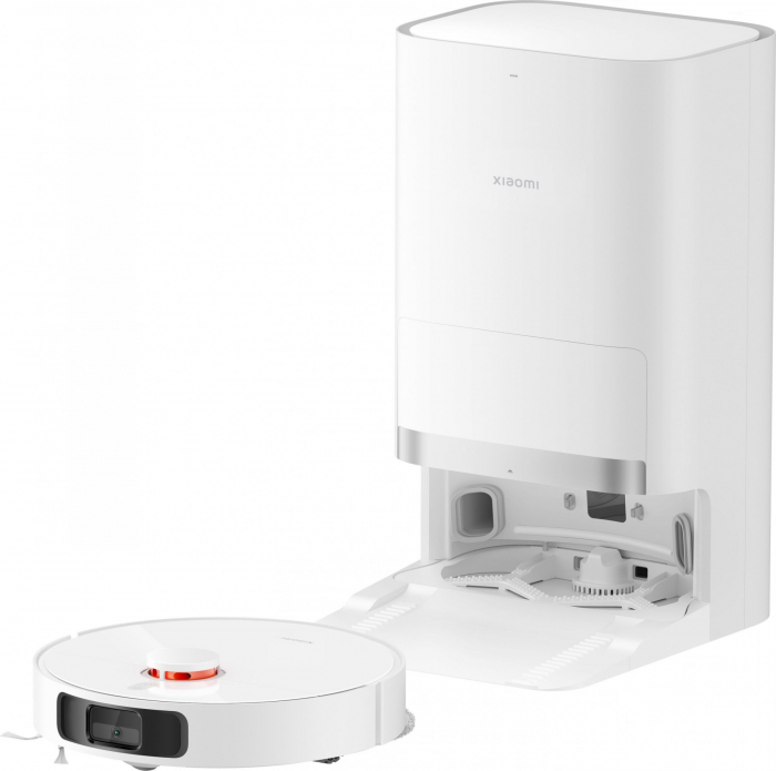 Robot Aspirator și Mop Xiaomi Robot Vacuum X20+ BHR8124EU, 6000 Pa, 4 L Stație All‑in‑One, LDS Navigație, 140 Min Autonomie, Alb pukika.ro [5]