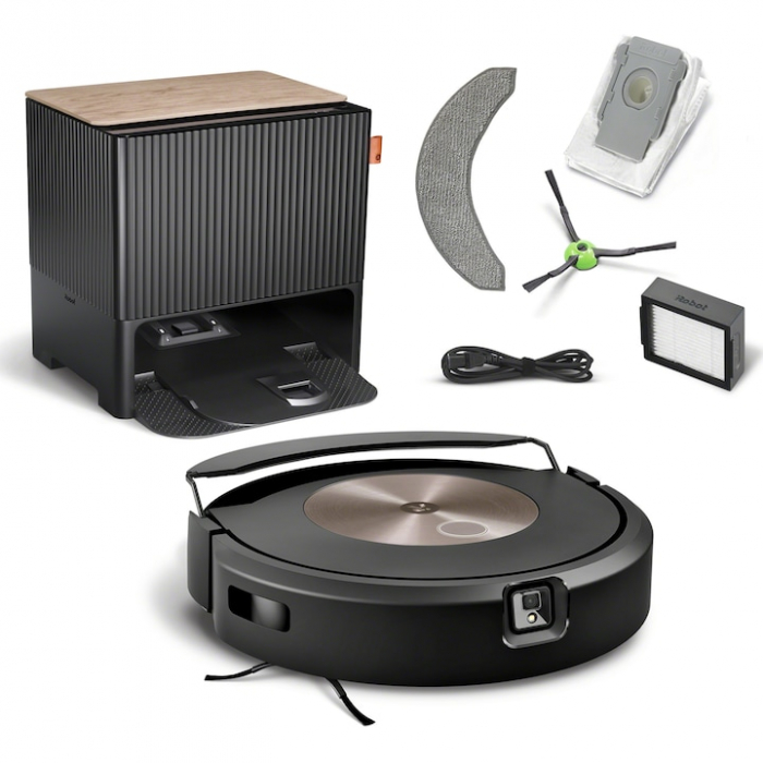 Robot de aspirare cu mop, iRobot Combo j9+, maro/negru pukika [5]