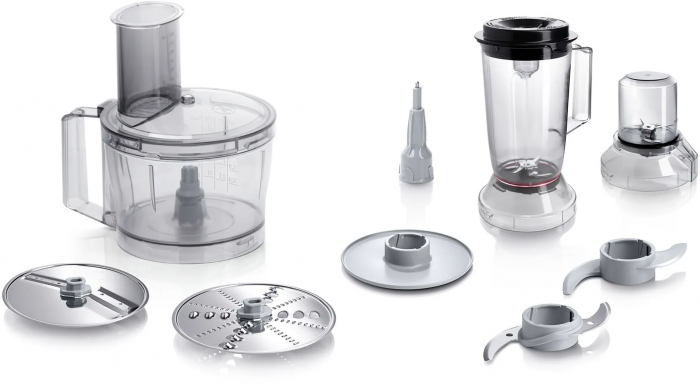 Robot de Bucătărie Bosch MCM3501M, 800 W, Bol 2.3 L, 2 Viteze, Blender, Macinare, Tocator, Negru pukika.ro [2]