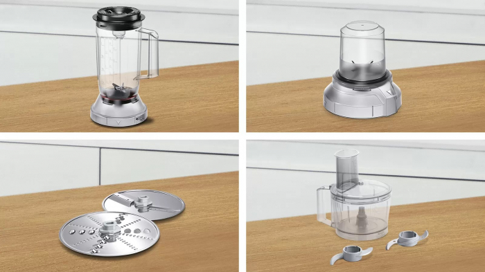Robot de Bucătărie Bosch MCM3501M, 800 W, Bol 2.3 L, 2 Viteze, Blender, Macinare, Tocator, Negru pukika.ro [6]