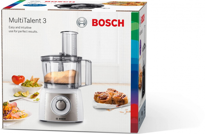 Robot de Bucătărie Bosch MCM3501M, 800 W, Bol 2.3 L, 2 Viteze, Blender, Macinare, Tocator, Negru pukika.ro [8]