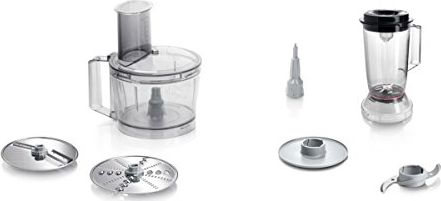 Robot de Bucătărie Bosch MultiTalent 3 MCM3201B, 800 W, Bol 2.3 L, Blender 1 L, 2 Viteze + Pulse, Accesorii Multifuncționale, Negru pukika.ro [8]