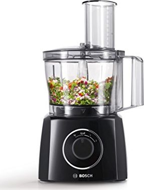 Robot de Bucătărie Bosch MultiTalent 3 MCM3201B, 800 W, Bol 2.3 L, Blender 1 L, 2 Viteze + Pulse, Accesorii Multifuncționale, Negru pukika.ro [4]