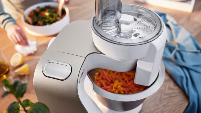 Robot de Bucătărie Bosch MUM5XW20, 1000 W, Bol 3.9L, 7 Viteze, Frământare, Mixare, Răzuire, Alb pukika.ro [6]