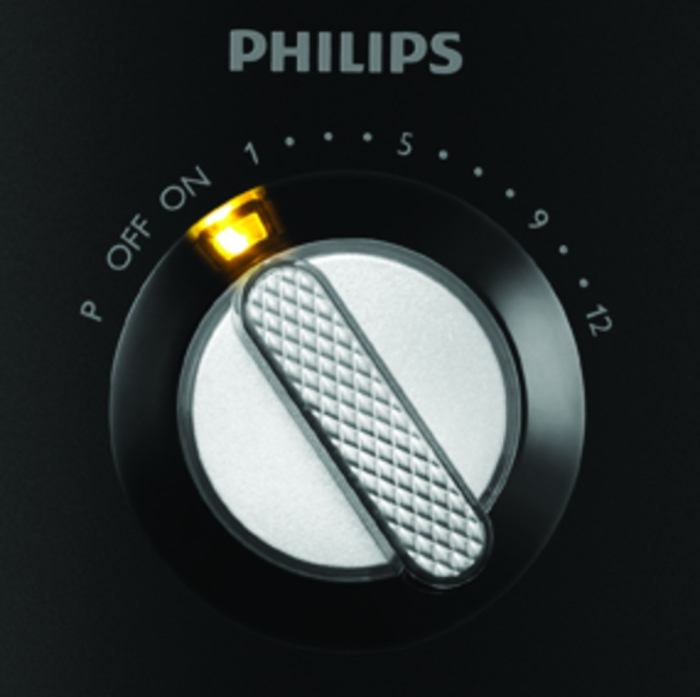 Robot de Bucătărie Philips Viva Collection HR7776/90, 1300 W, Bol 2.2 L, 12 viteze + Pulse, Accesorii multiple, Negru pukika.ro [3]