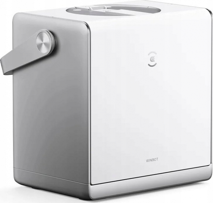 Robot de Curățare Geamuri Ecovacs Winbot W2 OMNI cu Stație OMNI, Baterie 4500 mAh, Suprapunere 5500 Pa, Detecție Margină, 63 dB, Alb pukika.ro [6]