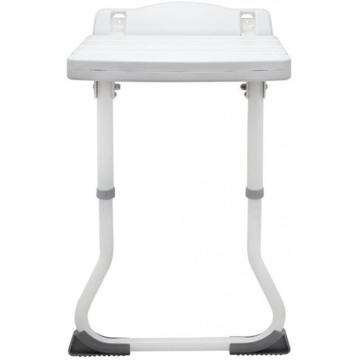 Scaun de baie SUNDO cu montare pe perete, greutate maxima 110 Kg, inaltime maxima 53 cm, Alb pukika.ro [2]