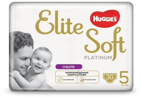 Scutece Chilotel Huggies Elite Soft Pants Platinum, nr 5,  Mega 30 buc, 12-17 kg [1]