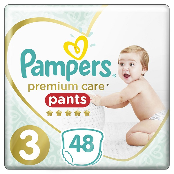 Scutece -chilotel Pampers Premium Care Pants, Marimea 3, 6-11kg, 48 bucati [1]