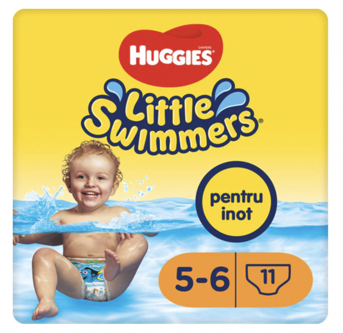 Scutece chilotel pentru apa Huggies Dory Little Swimmers, Marimea 5-6, 12-18 kg, 11 bucati [2]