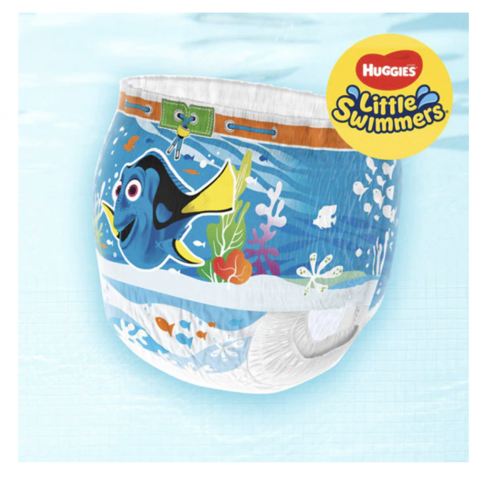 Scutece chilotel pentru apa Huggies Dory Little Swimmers, Marimea 5-6, 12-18 kg, 11 bucati [6]