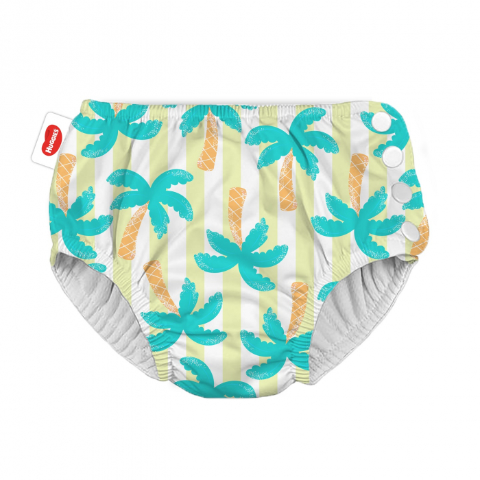 Scutece chilotel refolosibili pentru apa Huggies Little Swimmers Tropical , Marimea 3-4, 1 bucata [3]