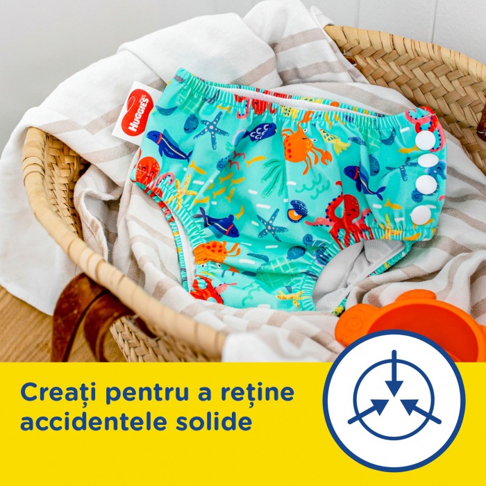 Scutece chilotel refolosibili pentru apa Huggies Little Swimmers UnderSea, Marimea 5-6, 1 bucata [6]