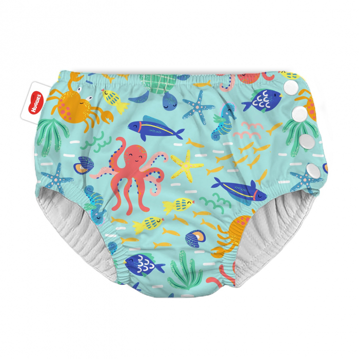Scutece chilotel refolosibili pentru apa Huggies Little Swimmers UnderSea, Marimea 5-6, 1 bucata [3]