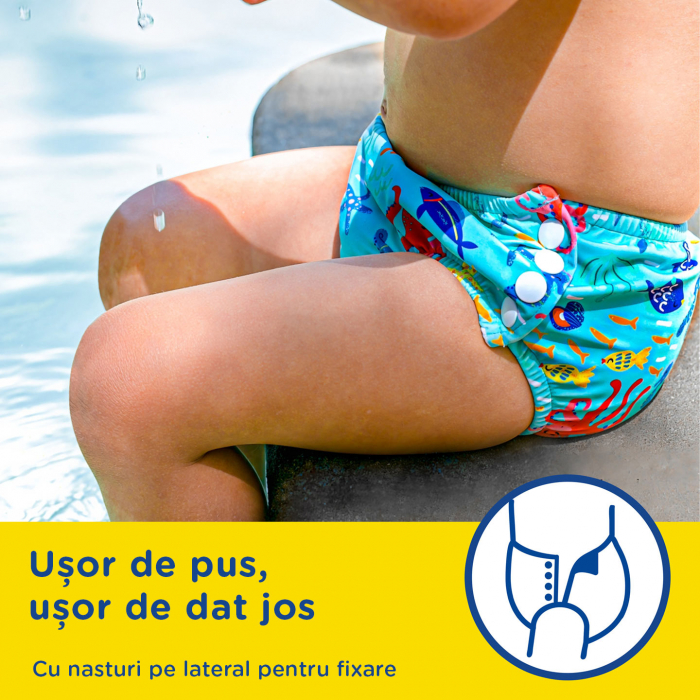Scutece chilotel refolosibili pentru apa Huggies Little Swimmers UnderSea, Marimea 5-6, 1 bucata [5]