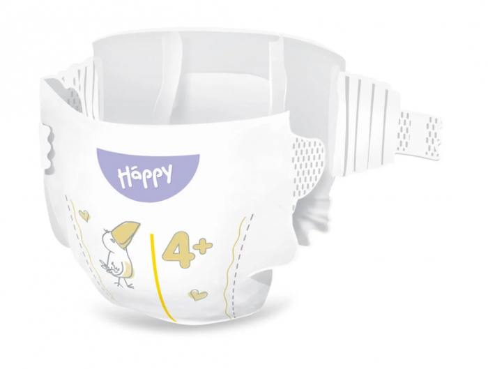 Scutece copii Happy Soft & Delicate Maxi Plus,Nr.4,9-15 kg,40 buc [2]
