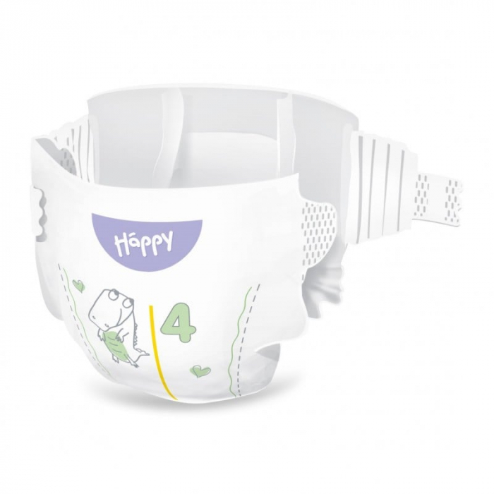 Scutece copii Happy Solf & Delicate Maxi,Nr.4,8-18 kg,14 buc [2]