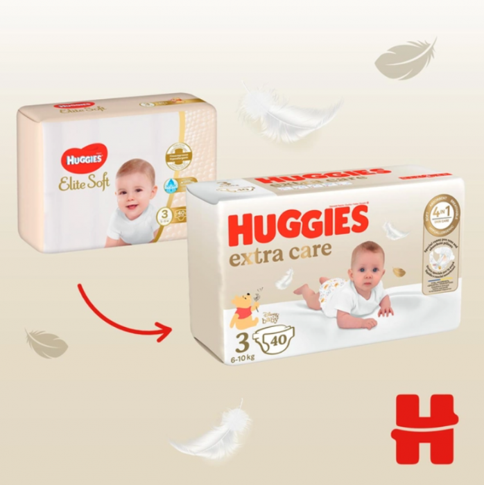 Scutece Huggies Extra Care 3,72 buc [2]