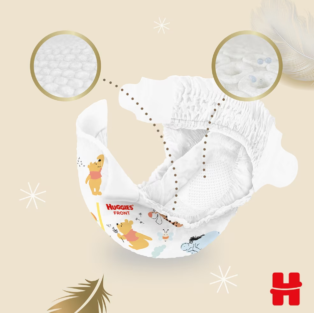 Scutece Huggies Nr. 4 Mega 60 buc, 8-16 kg pukika [4]