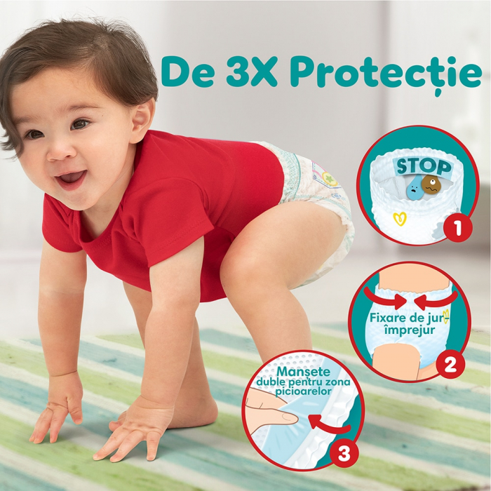 Scutece Pampers Pants Marimea 5, 12 - 15 Kg, 152 Bucati [4]