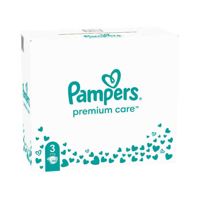Scutece Pampers Premium Care Marimea 3, 5 - 9 Kg, 200 Bucati [2]