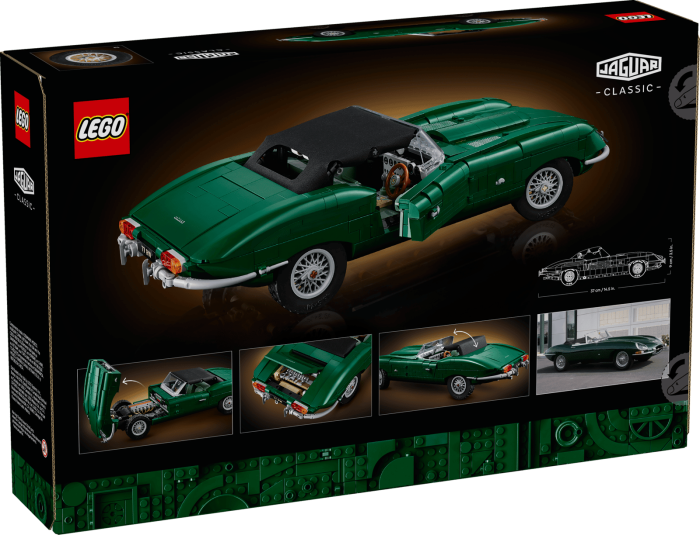 Set de construcție LEGO Icons Jaguar E-Type 11381, 1673 piese - pukika.ro [20]